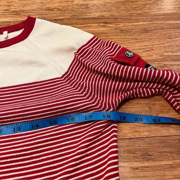 Barbour Red and White Striped Top - Picture 10 of 13